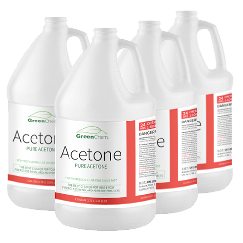 Pure Acetone Solvent One Gallon and Five Gallon Pails