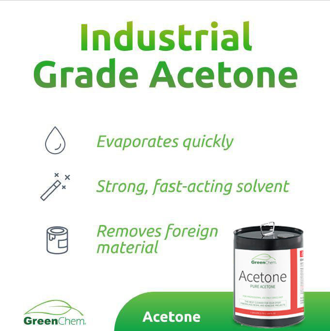 ACETONE 99.7% | Fast Drying Solvent for Thinner and Cleaner - Buygreenchem