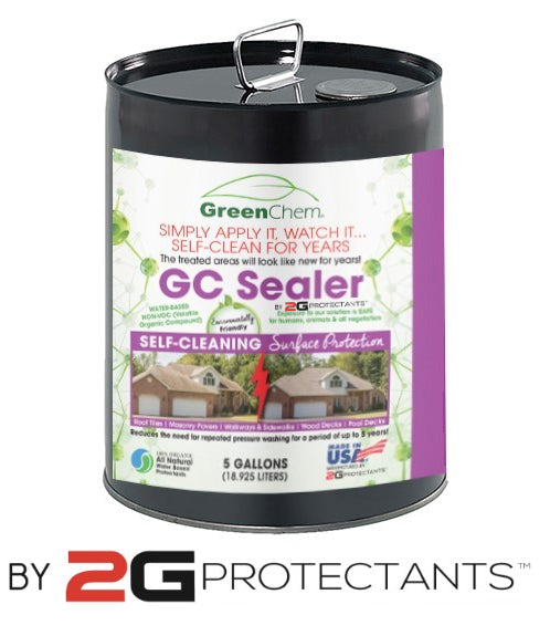 GC SEALER by 2G PROTECTANTS | Water-Based Self-Cleaning Concrete Cleaner - Buygreenchem