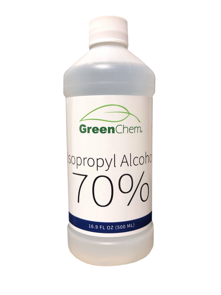 GreenChem Isopropyl Alcohol 70% (IPA) | Technical Grade Rubbing Alcohol | 16oz. Bottle | MMS - Buygreenchem