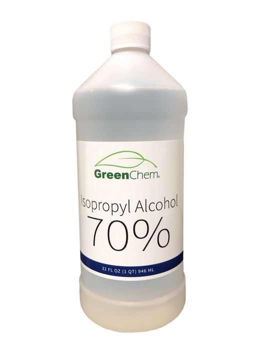 GreenChem Isopropyl Alcohol 70% (IPA) | Technical Grade Rubbing Alcohol | 32oz. Bottle | MMS - Buygreenchem