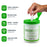 GreenWipe| DRY Wipe System for Solvents 5" x 8" x 200 Sheets | Portable Small Canister - Buygreenchem