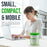 GreenWipe| DRY Wipe System for Solvents 5" x 8" x 200 Sheets | Portable Small Canister - Buygreenchem