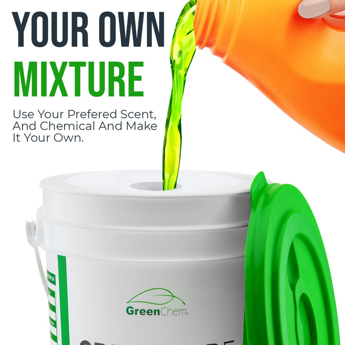 GreenWipe| DRY Wipe System for Solvents 6" x 12" x 180 - Buygreenchem