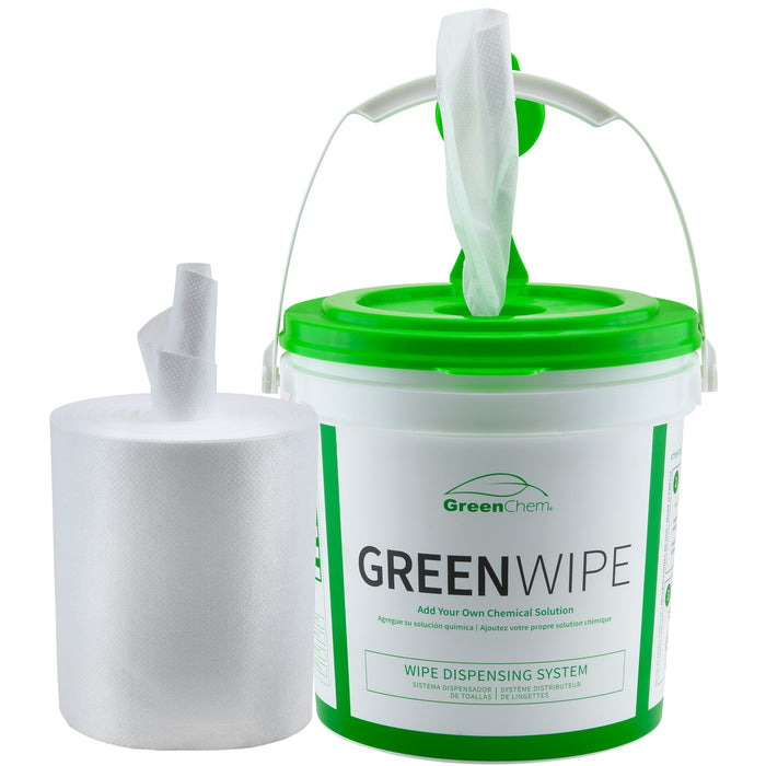 GreenWipe| DRY Wipe System for Solvents 6" x 12" x 180 - Buygreenchem