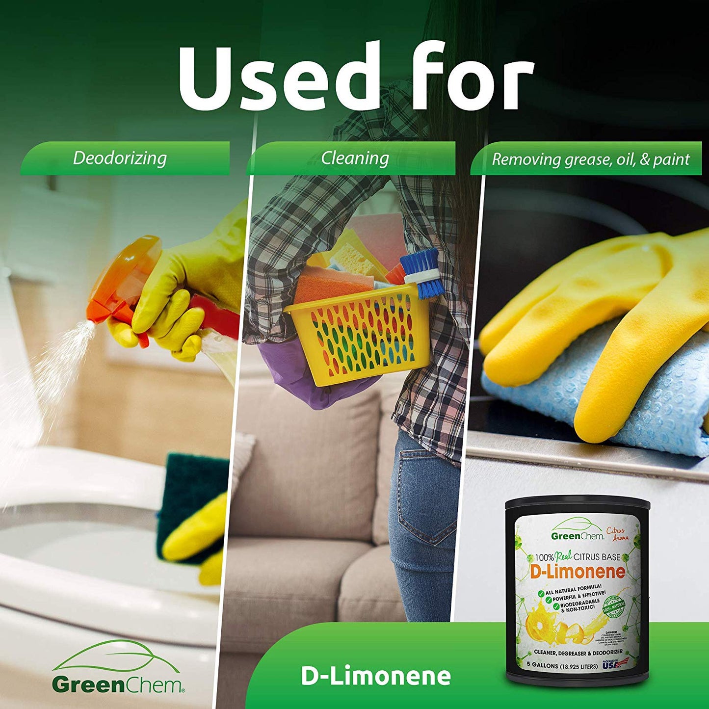 D-LIMONENE |  Citrus Cleaner & Degreaser - Buygreenchem