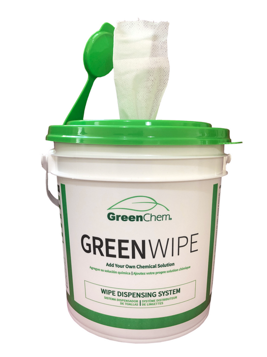 GreenWipe| DRY Wipe System for Solvents 6" x 12" x 180 - Buygreenchem