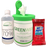 (1) Canister - (200) 5"x 8" DRY wipes | FREE 16oz. Bottle of Alcohol 70%  | FREE Pack of 30 Alcohol Free Wet Wipe | FREE Shipping - Buygreenchem
